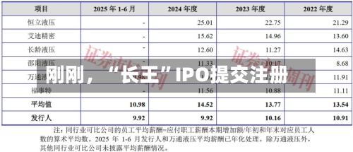刚刚	，“长王	”IPO提交注册-第2张图片