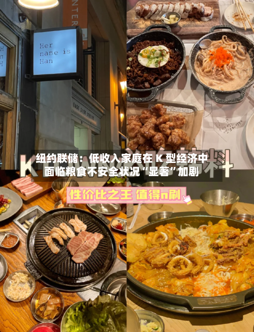 纽约联储：低收入家庭在 K 型经济中面临粮食不安全状况“显著”加剧-第2张图片