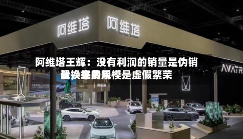 阿维塔王辉：没有利润的销量是伪销量	，靠费用战换来的规模是虚假繁荣-第3张图片