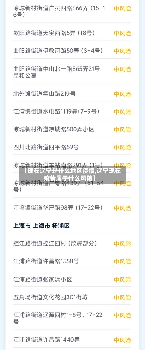 【现在辽宁是什么地区疫情,辽宁现在疫情属于什么风险】-第2张图片