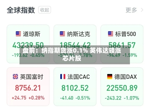 盘前：纳指期货涨0.1% 英伟达领涨芯片股-第2张图片