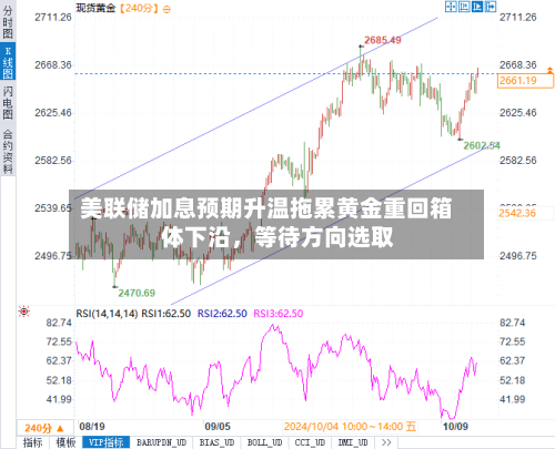 美联储加息预期升温拖累黄金重回箱体下沿	，等待方向选取-第2张图片
